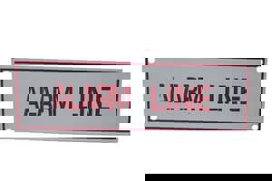 6 x 2 in. Alarm Line Fire Sprinkler Sign